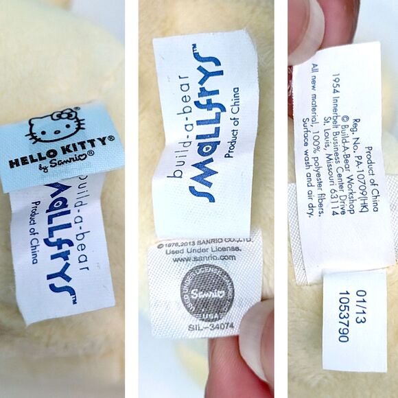 Hello Kitty Mermaid Plush Build a Bear Smallfrys Buddies Dress 7in 2013 Cat RARE - Picture 8 of 8